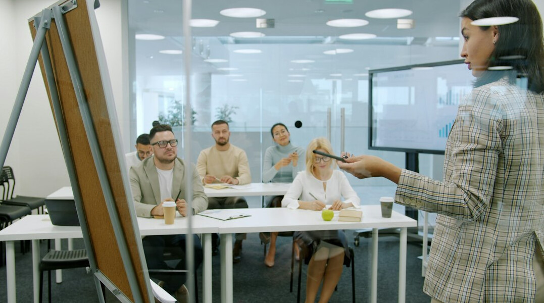 business communication training session