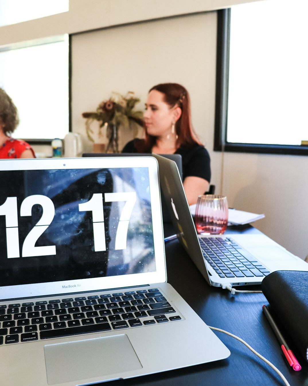 woman listening in meeting